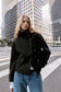 MANTEAU JADE AVEC COL