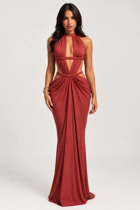 ROBE LONGUE ROSA